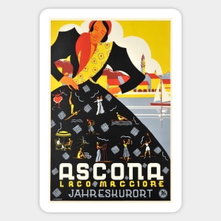 Ascona, Lago Maggiore,Switzerland Sticker